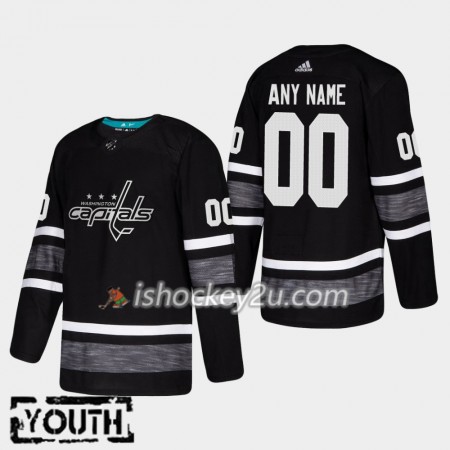 Børn NHL Washington Capitals Trøje Tilpasset Sort 2019 All-Star Adidas Authentic